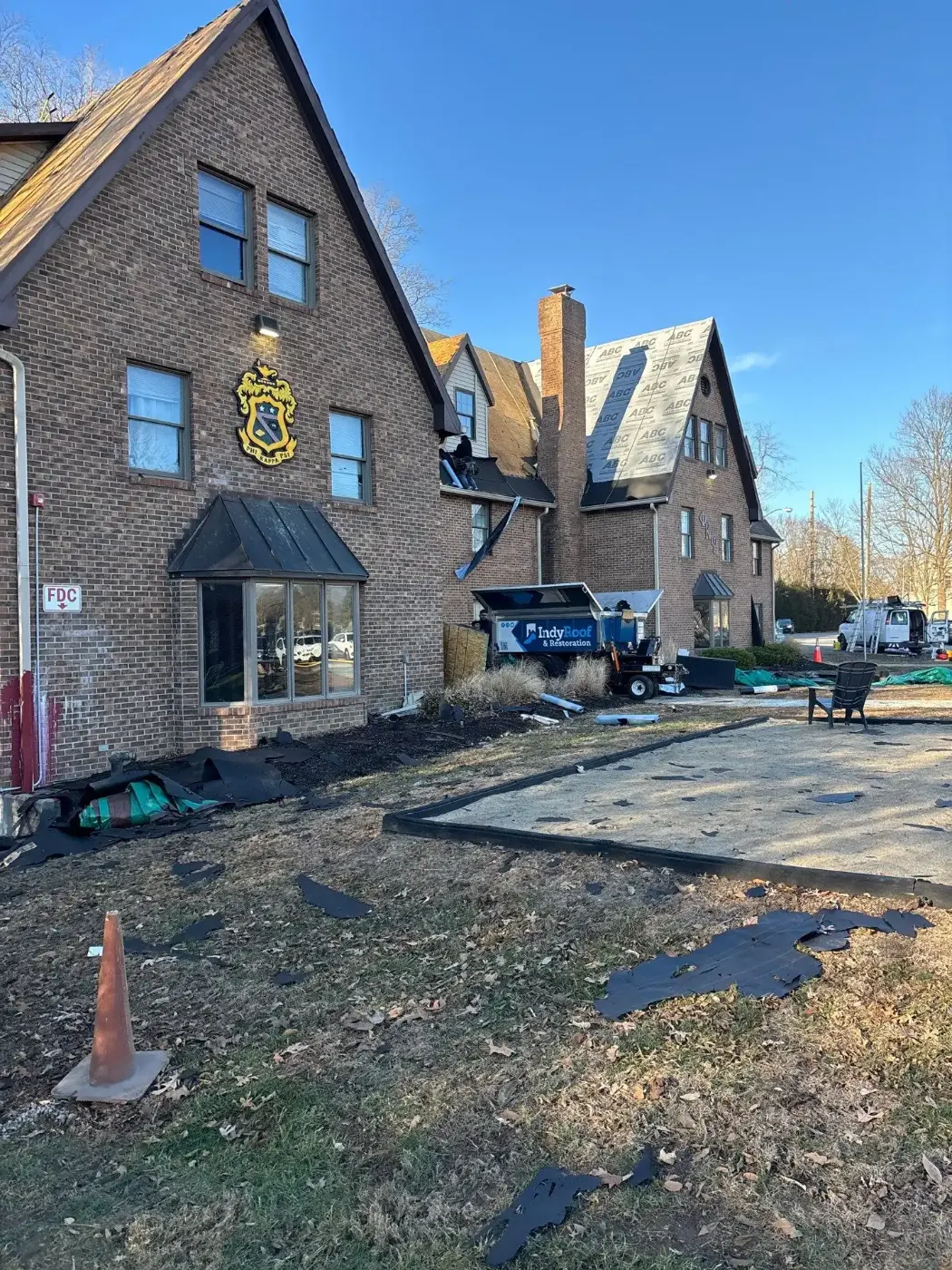Commercial roof inspection documented in Bargersville